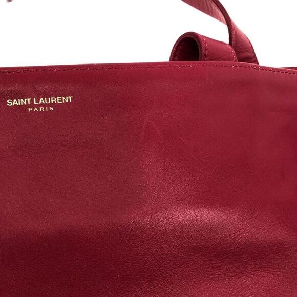 SAINT LAURENT PARIS Vorise 314252 Pink Leather Tote Bag - Picture 12 of 14